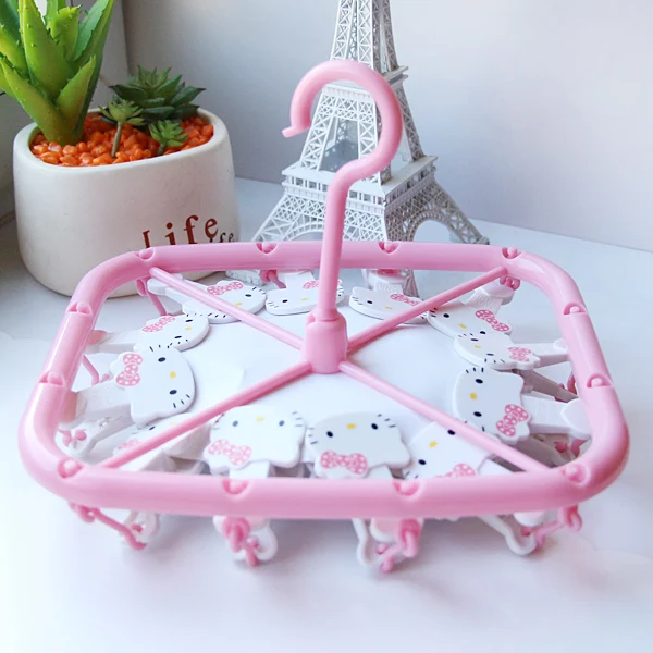 Square Home drying Racks For Clothes Socks Underwear Kids Clothes Hanger Laundry Hook Hanger Rack Clotheshorse
