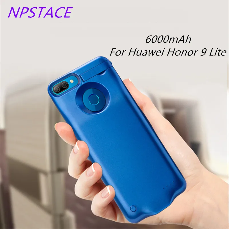 For Huawei Honor 9 Lite Fashion Charger Cases New Power Bank Case 6000mAh Ultra Slim Backup Battery Case Portable Charging Case