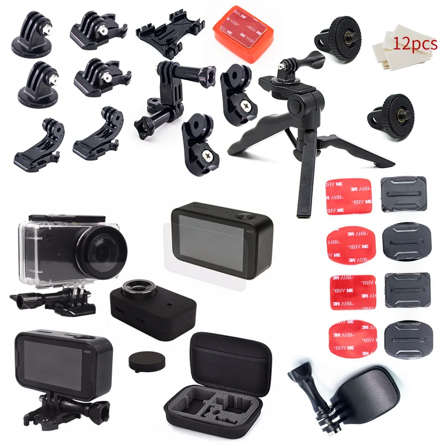 

Storage bag Waterproof Housing Case Frame Shell Cover Skin Case Cover Lens Cap Protector Film for Xiaomi Mijia 4K Camera
