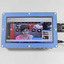 7inch 800×480 Lcd monitor with HDMI+VGA+2AV+Reversing with Europe Power supply