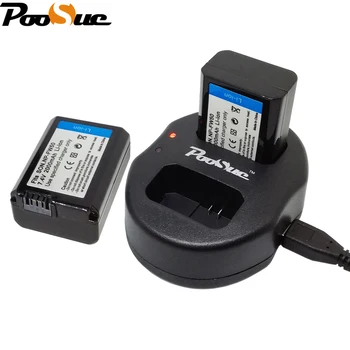 

2Pcs NP-FW50 NP FW50 Battery + Dual Charger For Sony A37 A6000 NEX-7 NEX-5N NEX-3 NEX-3DW NEX-3K NEX-5C NEX-5DB Alpha 7R II