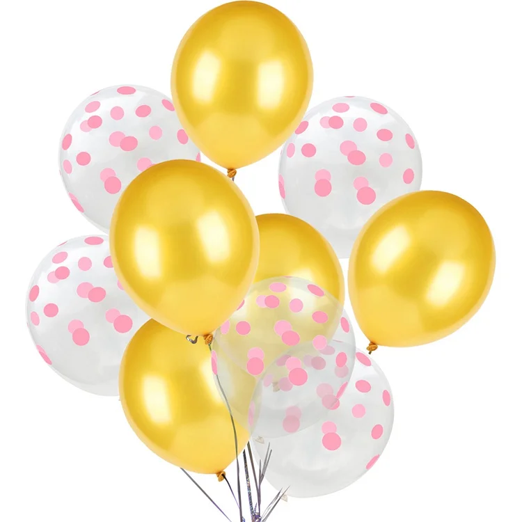 Yoeriwoo 10 шт. латексные шары в горошек воздушные шарики в горошек с днем рождения украшения для вечеринки дети ребенок душ мальчик балоны Свадебные сувениры