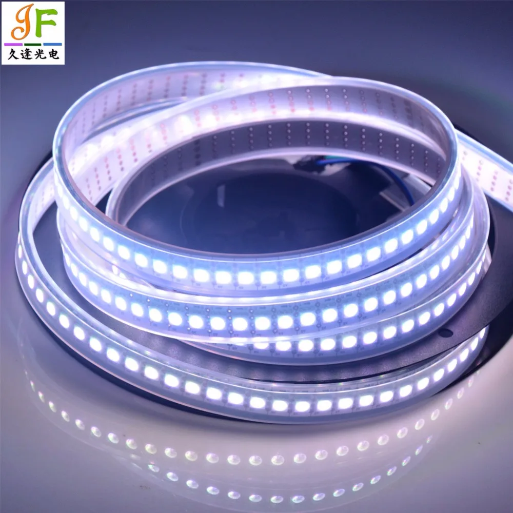 Светодиодная лента высокого качества 1x2 м 144 пикселей IP33 IP65 IP67 5050 RGB белый черный