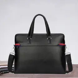 Мужской новый кожаный портфель большой емкости для отдыха деловой портфель поперечный сечение квадратный дамская сумочка цвета китайской