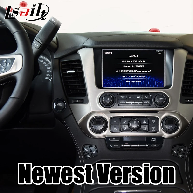 Lsailt Android GPS навигация для Yukon 2014 2018 GMC Intellink видео интерфейс с Carplay YouTube Escalade|GPS