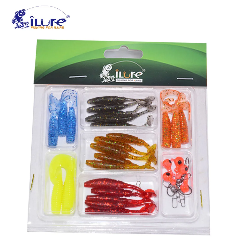 Buy iLure 34pcs/lot Fishing Bait Kit Lure Set Fishing