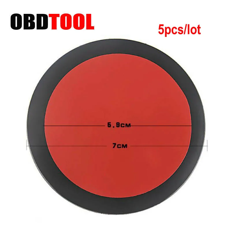 

5PCS 7CM Car GPS Sucker Auxiliary Disc Desktop Navigation Bracket Base Plate Big Pad Auto Dashboard DVR Sticker Holder JC20