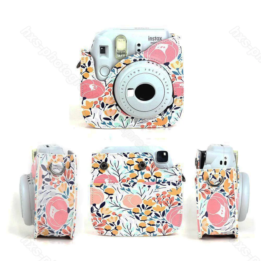 Fujifilm Instax Mini camera Case качественная сумка из искусственной кожи с ремешком для Fuji Instax Mini 9, Instax Mini 8 camera