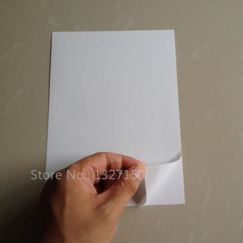 20 Pcs A5 White Waterproof Matte Pvc Self Adhesive Label Sticker