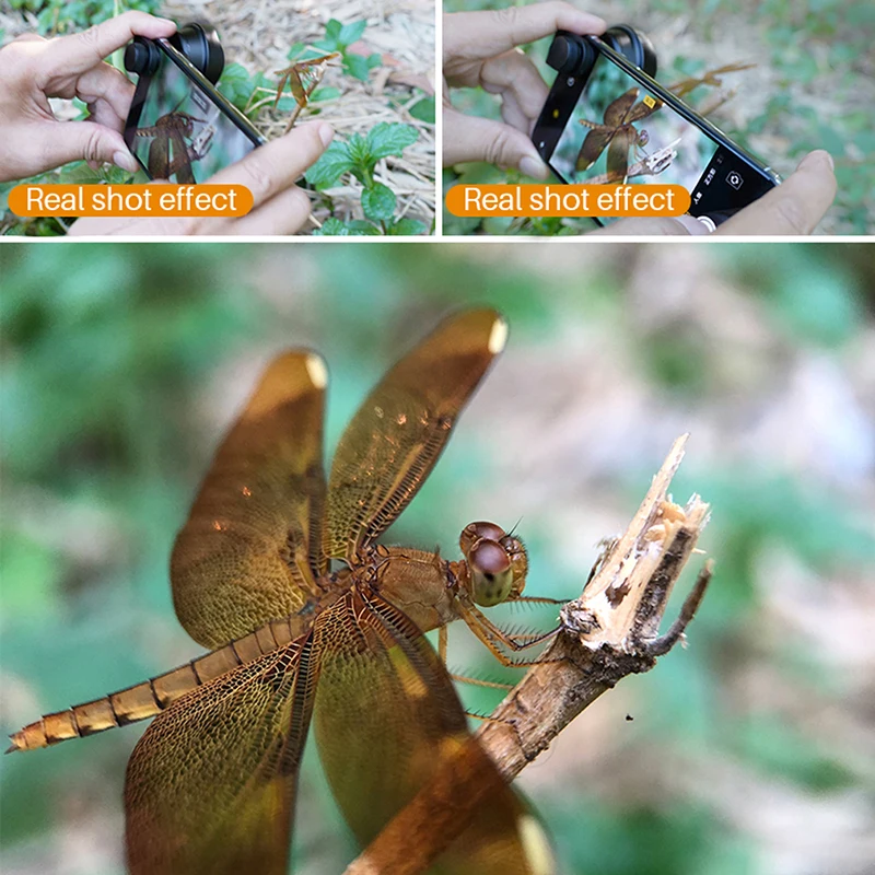 Najtaniej Profesjonalny aparat telefoniczny obiektyw 75mm obiektyw makro HD bez zniekształceń efekt DSLR Clip on dla iPhone Samsung Huawei smartphone xiaomi