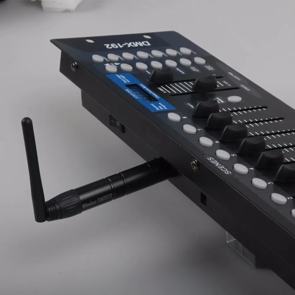 Ceny AUCD 1 zestaw 3 Pin DMX 512 2.4G bezprzewodowy nadajnik WIFI akceptor dla DJ sprzęt sceniczny kontroler odbiornik antena nadawcza