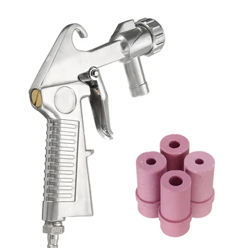 

Sandblaster Air Siphon Feed Blast Nozzle Ceramic Tips Abrasive Sand Blasting Glass Cleaning Tool Dust Removal