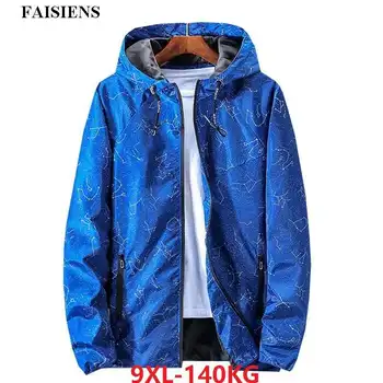 

FAISIENS Hipster Autumn Spring Men Jackets Plus Large Size Big 7XL 8XL Windproof Outwear Out Door 9XL Novel Creative Man Jackets
