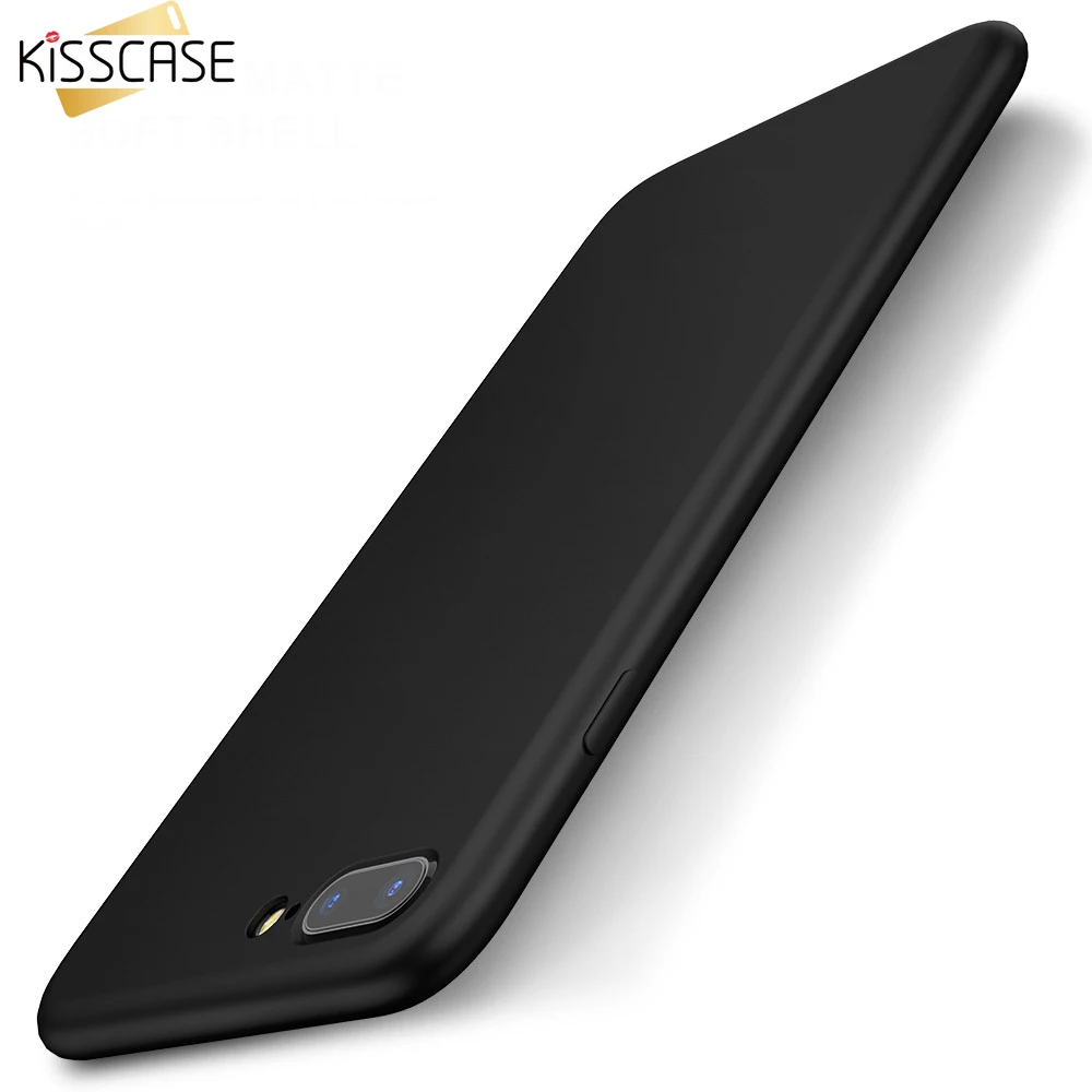 Kisscase телефон cases для iPhone 7 case 6 гладкая матовая Ультра тонкий мягкий ТПУ Телефон