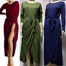 Горячее предложение, новое зимнее платье, женская мода, нестандартная юбка, платье с поясом