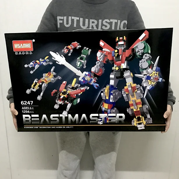 

Ideas Series Voltron Defender of The Universe Model Building Block Bricks Toys Children Gift