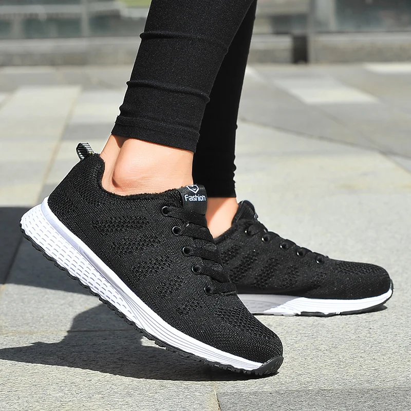 Womens Running Shoes Red Black Ladies Winter Fur Sneakers Comfortable Jogging Sneakers Low Top Athletic Shoes For Female Womens Running Shoes Red Black Ladies Winter Fur Sneakers Comfortable Jogging Sneakers Low Top Athletic Shoes For Female