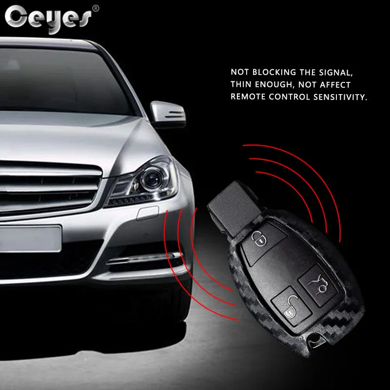 Carbon fiber key cover for MERCEDES-BENZ (4)