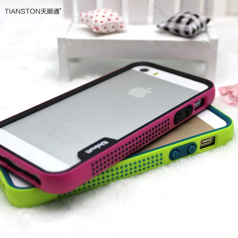 

TIANSTON Phone Bumper for Iphone 5 5s SE 6 plus Case TPU Silicone Phone Cover for Apple 5 5s SE Cute Bumper Border Cases Coque