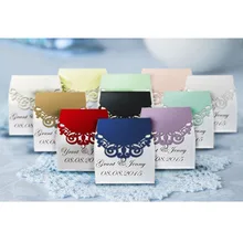 Уникальная для всей сети 40 шт./партия Лазерная Обработка на заказ коробка для конфет коробка на заказ