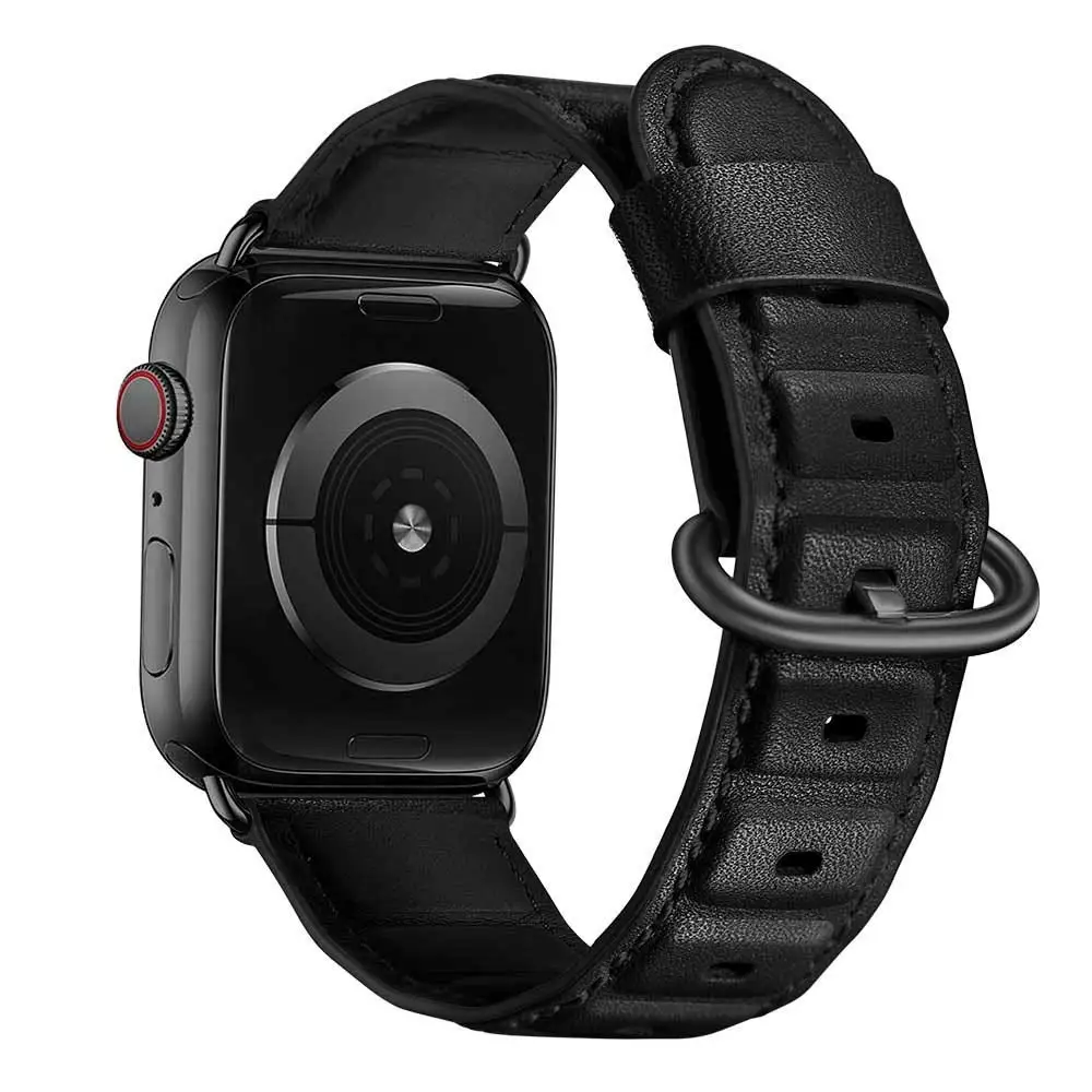 Ремешок из натуральной кожи для apple watch, ремешок для apple watch, 42 мм, 38 мм, 44 мм, 40 мм, iwatch, серия 5, 4, 3, 2, браслет, ремешок для часов