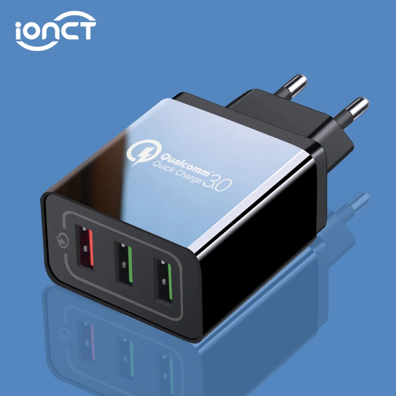 IONCT USB зарядное устройство Быстрая зарядка 3,0 для iPhone iPad Универсальное быстрое зарядное устройство для huawei Xiaomi samsung usb-разъем, зарядное устройство для телефона