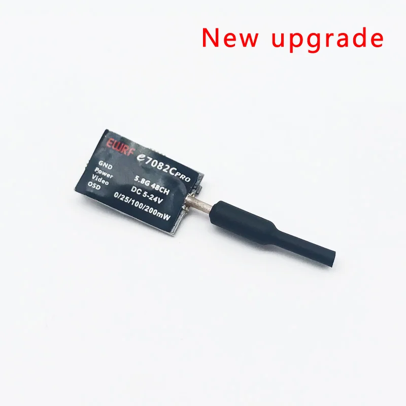 

New Arrival EWRF e7082C 25mW/100mW/200mW/OFF Power Adjustable 5.8G 48CH AIO VTX FPV Transmitter For RC Quadcopter Racing Drone