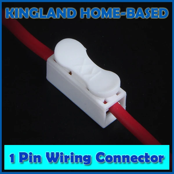 30Pcs 1Pin Spring Cable Clip Self Lock Press Push Quick Wire Clip Connector Wiring Terminal For