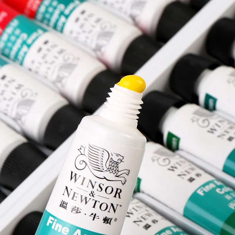 Winsor & Newton Профессиональный акриловых красок комплект 12/18/24 Цвета 10 мл ручная