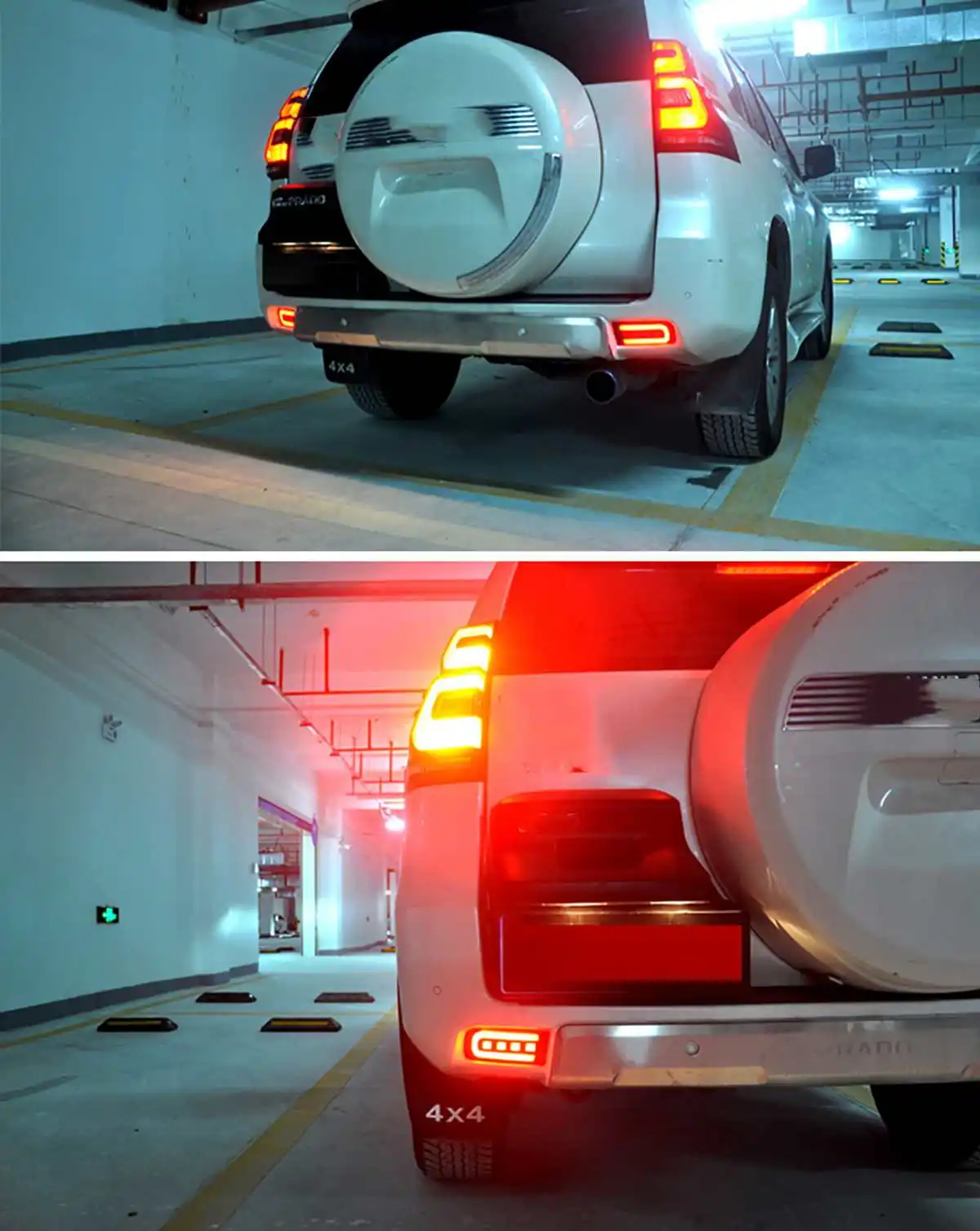  For Toyota Land Cruiser Prado 150 LC150 FJ150 GRJ150 2010-2018 Rear Bumper LED Tail Light Brake Lig - 33037788831