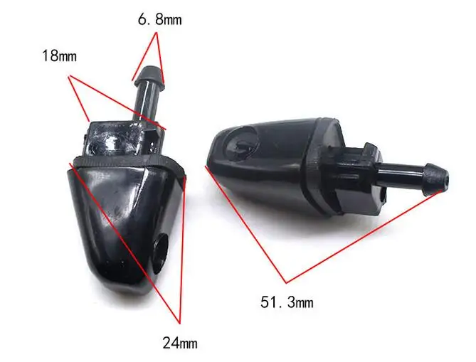 1 шт. фара Омыватель воды распылитель сопла автомобиля Стекло стеклоочиститель лобового стекла для Mazda 6