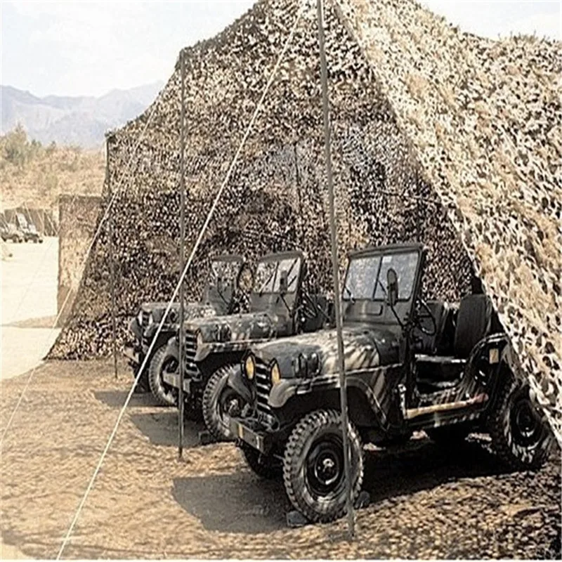 7Mx8M Military Hunting Blind Tents Camouflage Net Sun UV Mesh