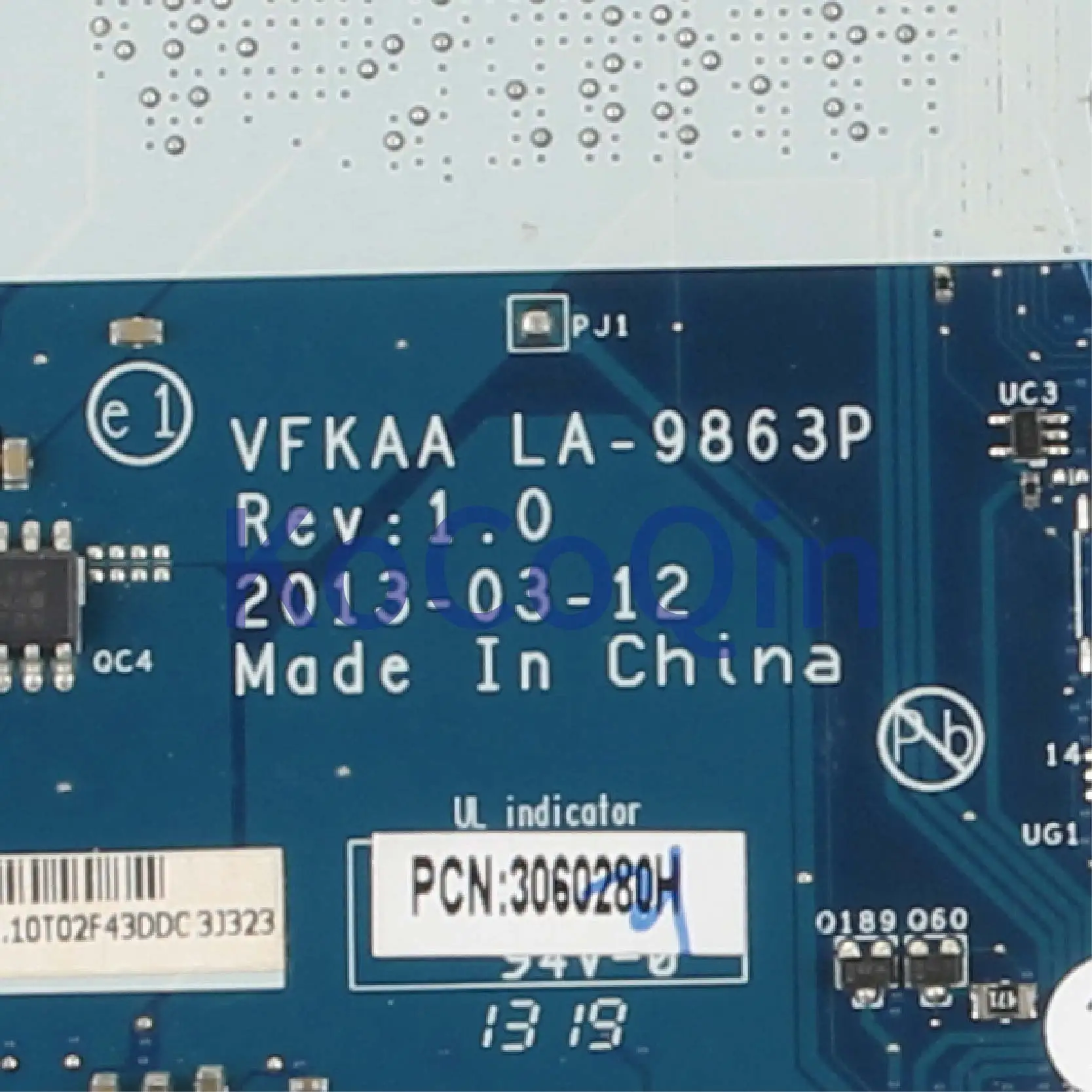 astounding  KoCoQin Laptop motherboard For TOSHIBA Satellite S40-A L40-A GT740M Mainboard K000141340 VFKAA LA-9