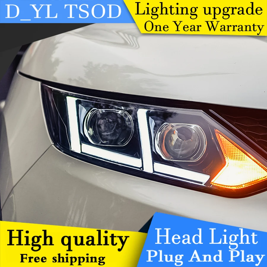 Car Styling Headlights for Nissan Qashqai 2016 LED Headlight Qashqai