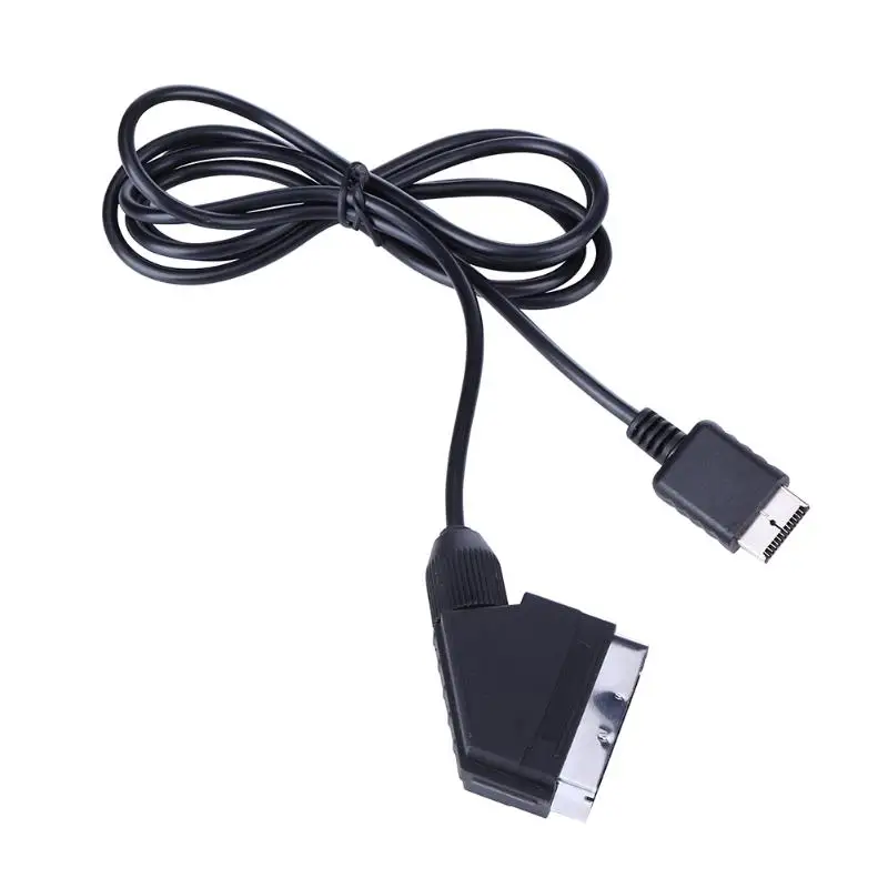 2 м для ps2 кабель RGB Scart tv AV свинец для Playstation PS1 PS2 PS3 тонкая линия