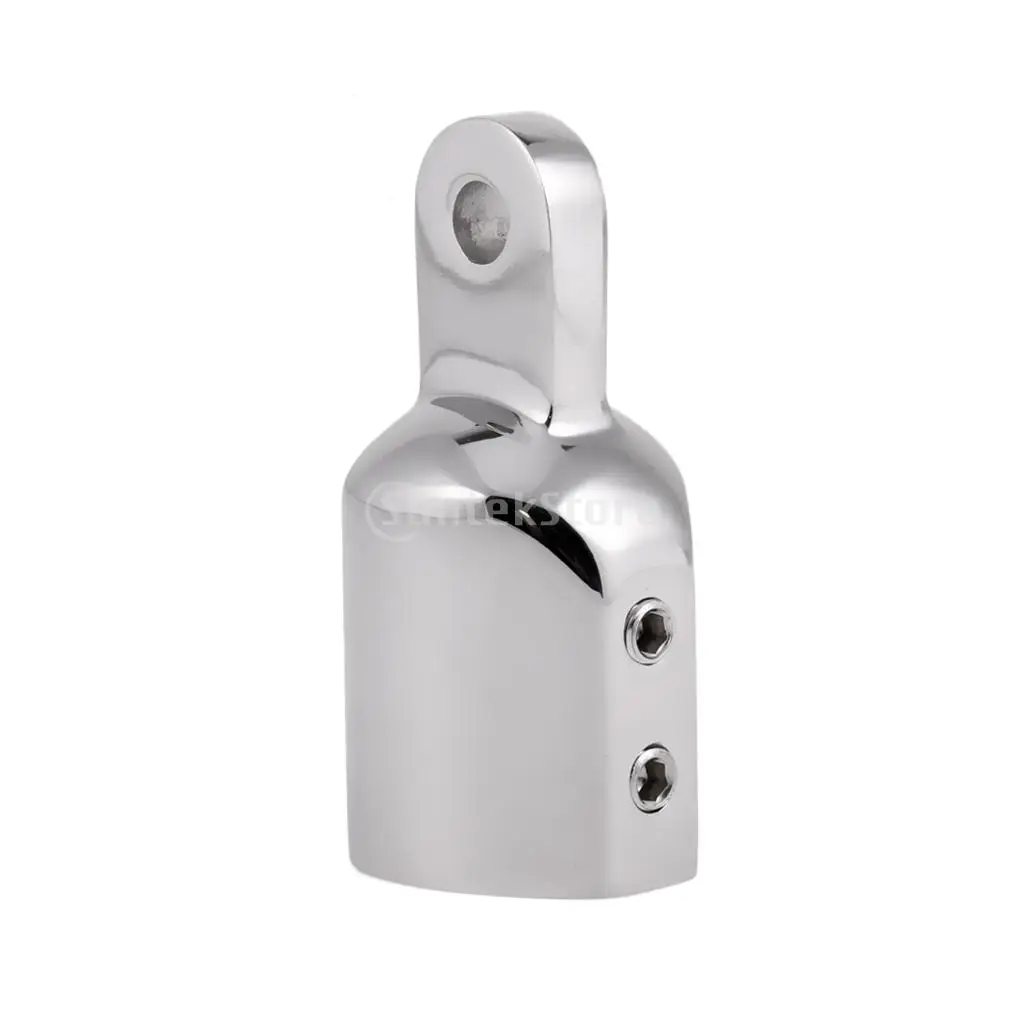 Boat Bimini Top/ Canopy 316 Stainless Steel 22mm 2pcs Tube/Pipe Eye End Cap & 2pcs Clamp Jaw Slide