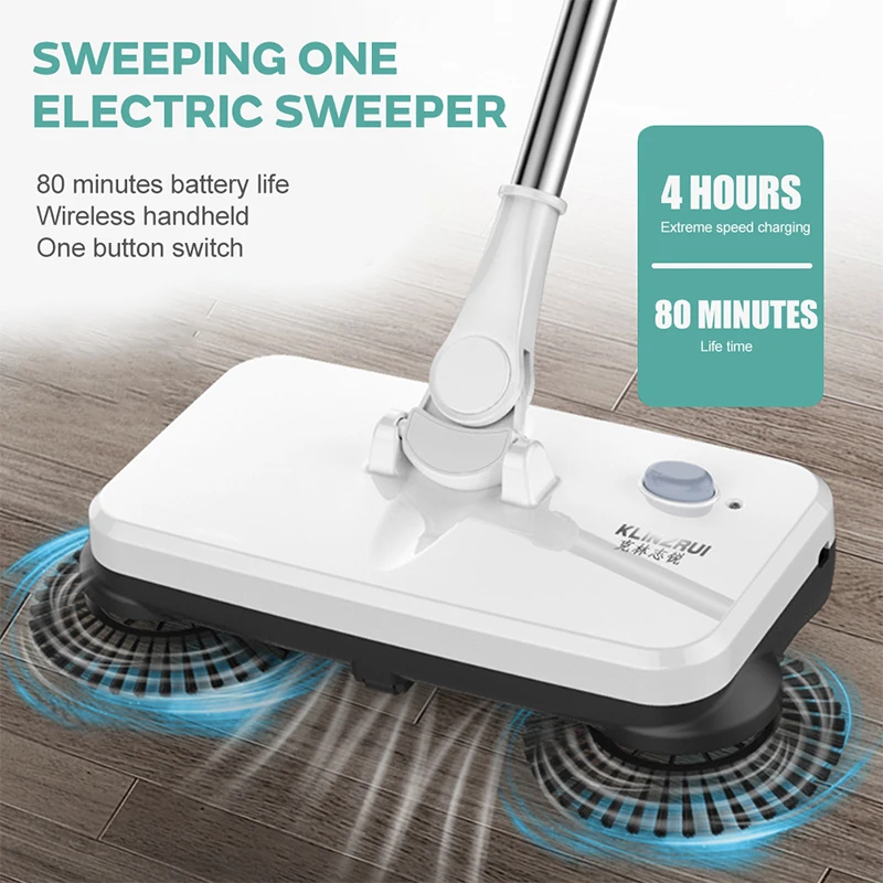 

2019 Drop Shpping Hand Push Household Electric Broom Sweeping Robot Wipe The Mopping Machine Vacuum Cleaner