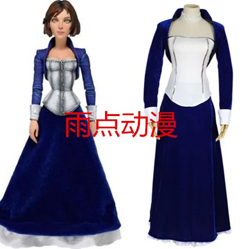 Free Shipping Bioshock Infinite Elizabeth Cosplay Costume | Тематическая одежда и униформа