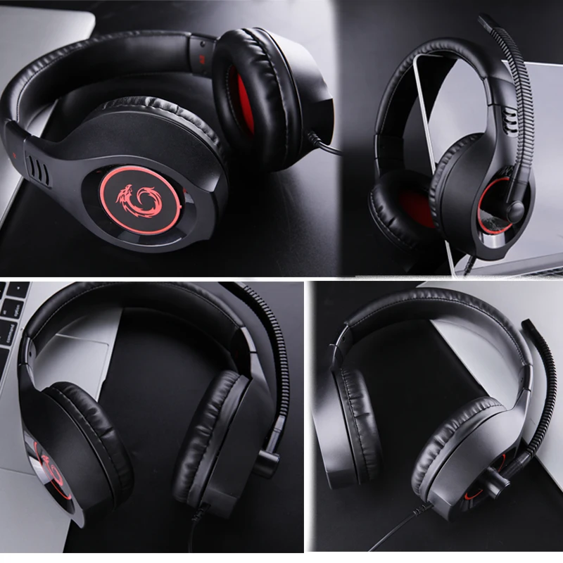 SENICC A2 PS4 Noise Cancelling Gaming Headset Stereo Surround Sound Gamer Headphones with Mic Voice Controller for Phone Pad