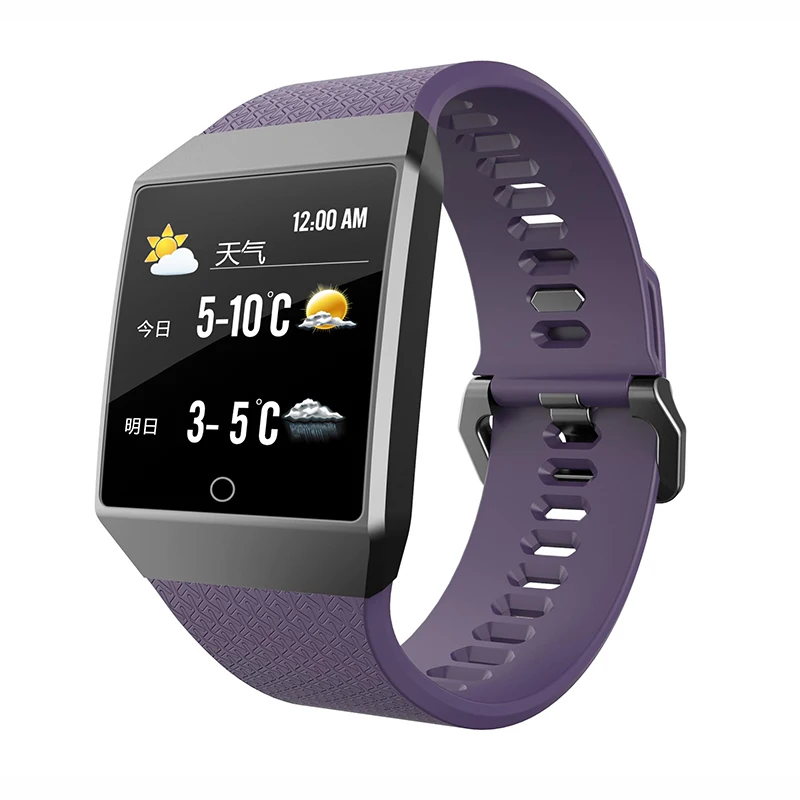 Смарт-браслет/фитнес-трекер 1,3 дюймовый большой экран Пульс многорежимный спортивный водонепроницаемый Bluetooth Смарт-часы - Цвет: Коричневый