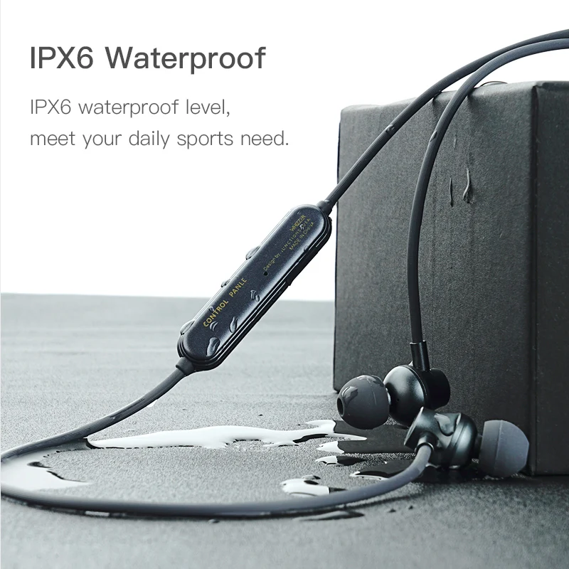 Whizzer J2 Bluetooth наушники беспроводные магнитные с микрофоном Стерео Auriculares наушник