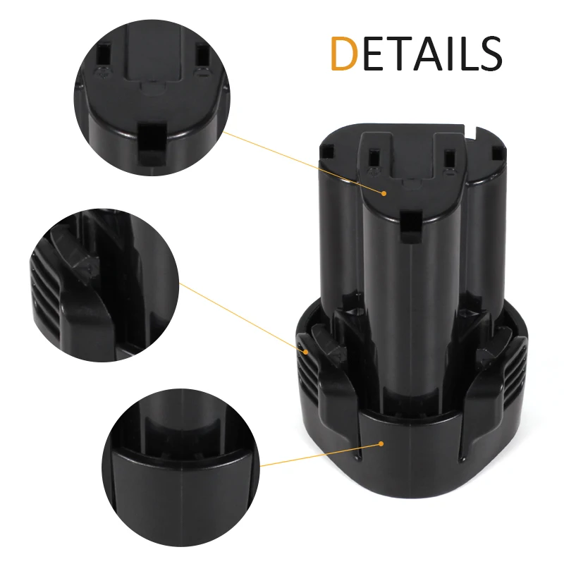 YHR 1 шт. 10 8 В 1500 мАч литий-ионный аккумулятор для MAKITA BL1013 BL1014 194550-6 194551-4 LCT204 DF330D TD090D