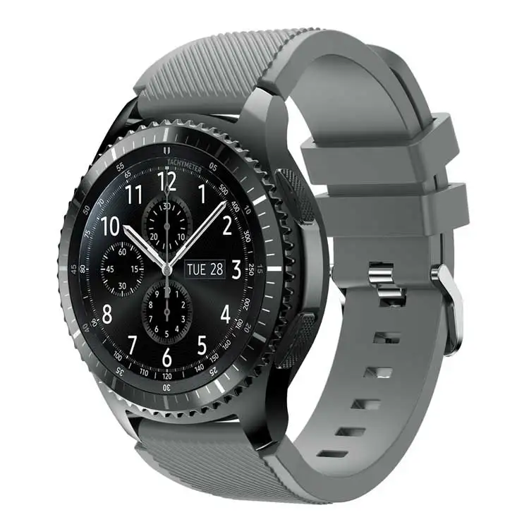 CRESTED Silicone Strap For Samsung Gear S3 Frontier/Classic Band 22mm 46mm replacement wrist band Bracelet Sport smart watchband