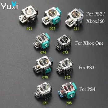 

YuXi 2cps Replacement 3D joystick analog Grips stick for PS2 PS3 PS4 controller Dualshock 2 3 4 For Xbox 360 Xbox One