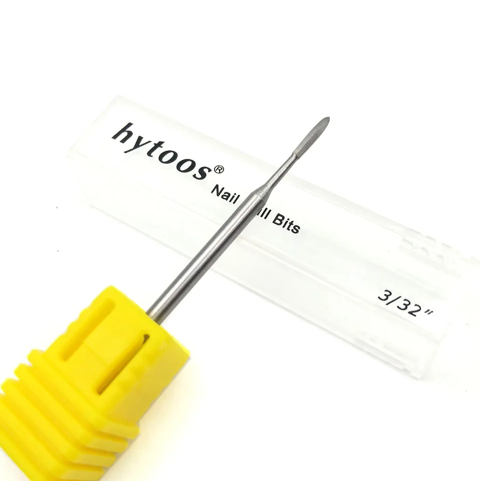  HYTOOS 1Pc Nail Drill Bit Hot Medical Stainless Steel Burr Manicure Cutters Cuticle Clean Nail Dril