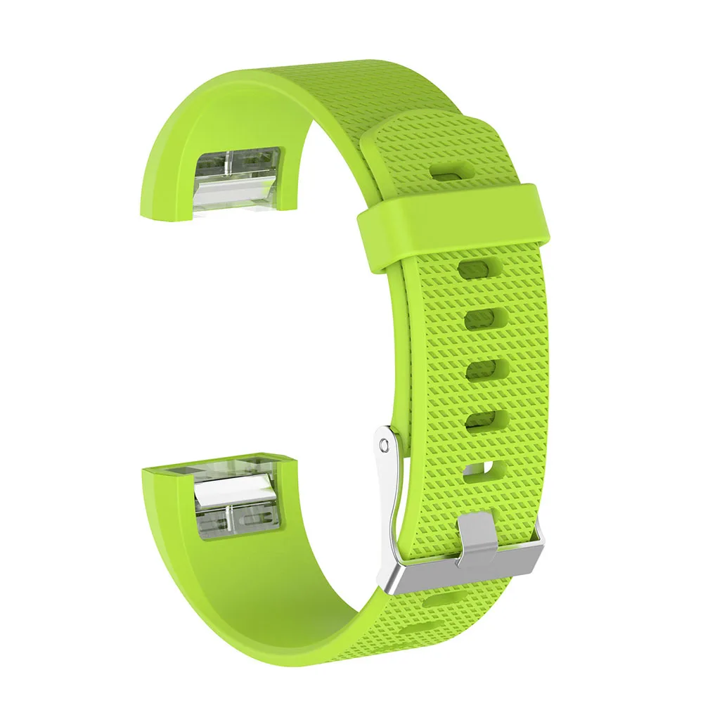 Силиконовый браслет для браслета Fitbit Charge 2 замена Смарт часы Браслет для Fitbit Charge2 ремешок для спортивных часов аксессуар - Цвет: lime