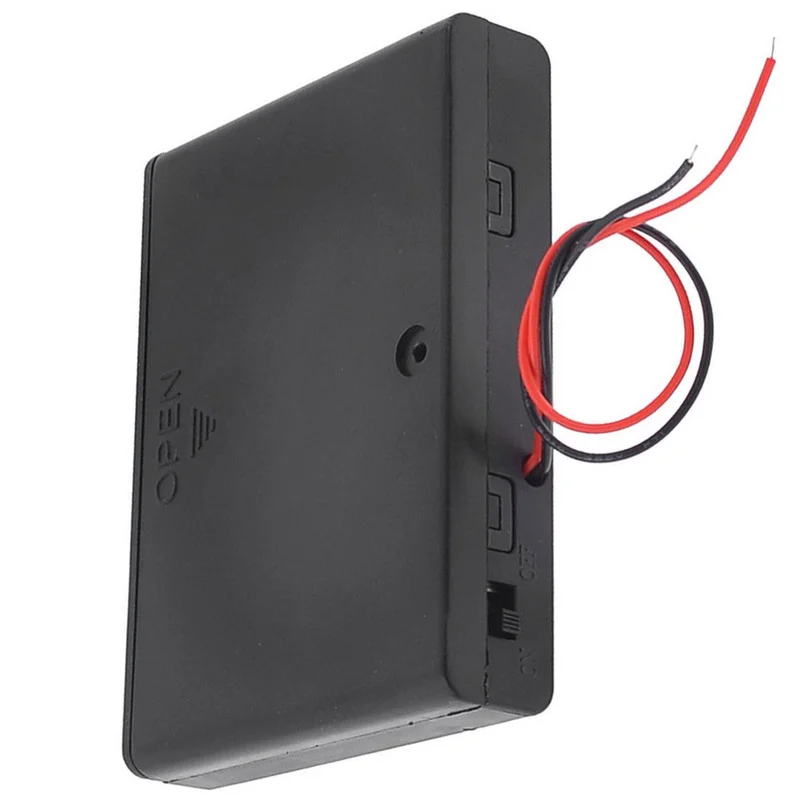 1pc 6x AA 1.5V Battery Holder Storage Box Case ON/OFF Switch with Cap Wire Batteries Holder For Battery Storage Tools