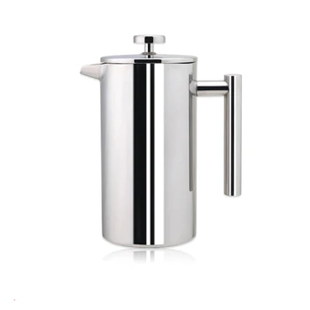 

350ml / 800ml / 1000ml Double Layer Stainless Steel Coffee and Tea Maker French Press Heat Preservation Mug