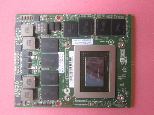  Original for Dell Precision M6600 Mobile Workstation Laptop VGA Graphics Video Card NVIDIA Quadro 3000M Q3000M GDDR5 2GB card 