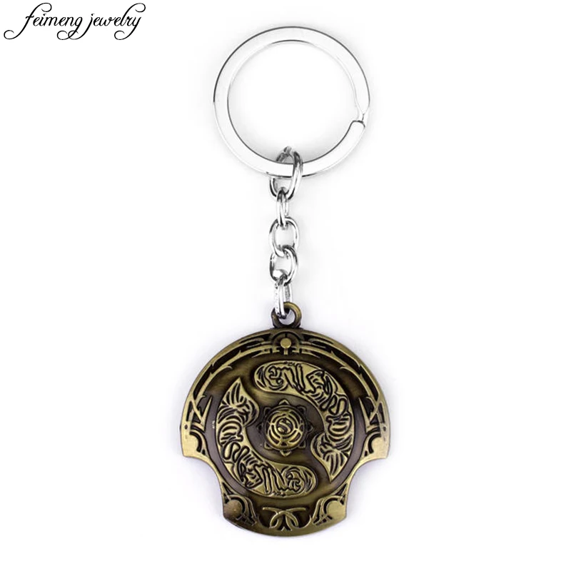 

Dota 2 Immortal Champion Shield Key Chain Dota2 Theme Jewelry Car Keychain Aegis of Champions Souvenir Jewelry Chaveiro